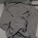 LIGHT DOT Women's Overall Dress Maxi Suspender Skirt Bodycon Ribbed High Waist Adjustable Straps Without Shirt (Grey, XL)