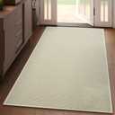 YDKGL 3x5 ft Area Rug Entryway Runner Rug Non Slip Washable, Boho Woven Kitchen Runner Rugs Door Mat Entry Rugs Carpet for Indoor Foyer Backdoor Hallway Floor Bedroom Living Room, Beige