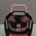 Portable Rechargeable Fan, 20000mAh Cordless Battery Powered Camping Tent Fans with SOS & LED Lantern, Small USB C Operated Outdoor Ventiladores for Travel Camp Fishing Office Home Essentials (Pink) (Large)