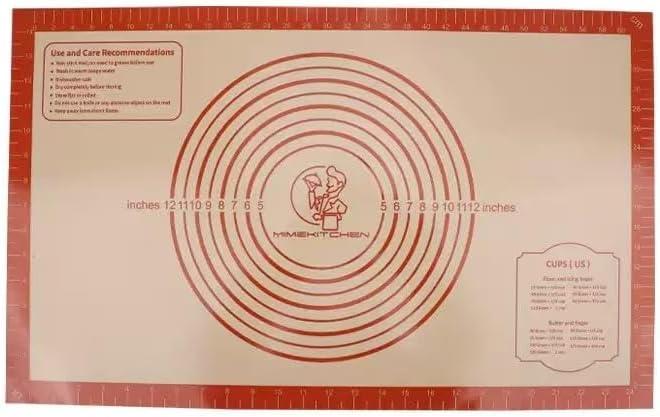 Silicone Baking Mat - Non-slip Counter, Dough Rolling, Oven Liner, Easy to Clean