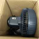 HOLMES BLIZZARD 7" Table Fan, 2 Speeds, 3 Blades, 85 Oscillation, 20 Adjustable Head, Home, Bedroom and Office, Charcoal Matte