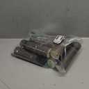 Raycare Flameless Candle with Remote Timer  9 Flickering Acrylic Battery Operated LED Pillar Candles with Embedded Star String for Christmas, Home Decor, and as a Gift(Grey)