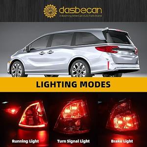 Dasbecan Outer Tail Light Compatible with Honda Odyssey 2018-2024 | for LED Rear Light Tail Lamp Left Driver Side Replace# 33550THRA01 HO2804115