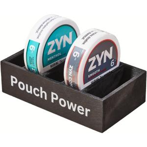 GoFika Zyn Holder BlackDrawer & Desk Organizer for 5 Cans,Perfect Zyn Accessories & Gifts