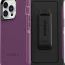 OtterBox iPhone 13 Pro (ONLY) Defender Series Case - Happy Purple, Rugged & Durable, with Port Protection, Includes Holster Clip Kickstand