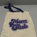 Personalized Custom Design Your Own Cotton Canvas Tote Reusable Shopping Bag "Mom Club" small
