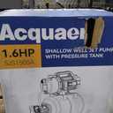 Acquaer 115V Shallow Well Garden Pump, Stainless Steel, Automatic Water Booster Jet Pump 1320 GPH, for Irrigation, Home, Garden, Lawn,1.6 HP with Pressure Tank