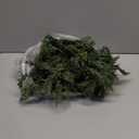 Jutom 1 Pcs 6 ft Christmas Cedar Garland - Dual Green Realistic Cedar Pine Needles Garland Artificial Decoration for Table, Mantel, Wall - Home Winter Holiday Party Decor