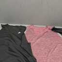 Athletic Yoga Tops for Women Racerback Running Tank Top Gym Exercise Shirts 3 Pack 1 pink 2 gray Size 4XL