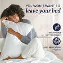 Beckham Hotel Collection Bed Pillows Standard/Queen Size Set of 2 - Original Soft Down Alternative Pillow for Sleeping - Soft Support for Back, Stomach or Side Sleepers