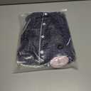 Anjue Pajamas for Women Soft Button Up Pajama Set Long Sleeve Shirt and Pajama Pants Lounge Size Extra Large, Cyan