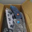 Kensaker Drafting Chair Tall Office Chair, Ergonomic Standing Desk Chair with Adjustable Foot Ring and Flip-up Armrests, Mesh Computer Chair for Art Studio, 300 LBS, Black