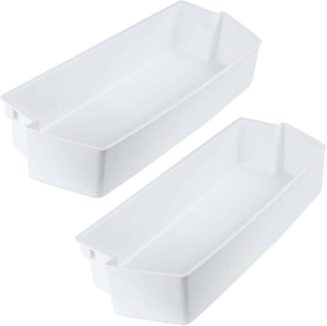 2187172 Refrigerator Door Shelf Bin Compatible with Frigidaire Whirlpool Amana Estate Refrigerator Replacement Shelves AP6006028, 2187194, AP3853103, PS328468, PS986890, 3046299 (2 Pack)
