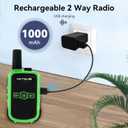 Retevis RT15 Walkie Talkies, Portable FRS Two Way Radios Rechargeable, Durable, Compact, VOX, Key Lock, Mini Walkie Talkies for Adults and Kids, School Family Outdoor Travel Camping Hiking (3 Pack)