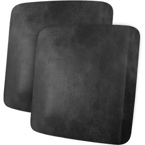 Leather Look Couch Cushion Covers Sofa Seat Slipcovers Sets Couches Furniture Protector for Sectional Armchair Loveseat Pets Kids Stretch Spandex Fabric (2 Cushion Loveseat, Dark Grey)