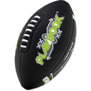 Franklin Sports Youth Football Playbook - Junior Football with Route Diagrams - Small, Perfect for Peewee and Youth (Black)