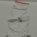 RELLECIGA Women's Ruched Tankini Top (X-Large, White)