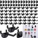 84PCS, Pedboard Hooks Plastic St...e Organizer Tools Display, Black