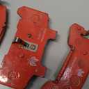 KODIAK 10 in - 12 in Disc Brake Caliper Pads Ceramic #DBC-225-CERM-PAD (Red)