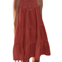 KIRUNDO Women Summer Halter Sundress 2026 Spring Casual Sleeveless Boho A Line Mini Beach Vacation Dress Cruise Resort Wear L