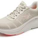 Skechers Women's Max Cushioning Elite 2.0 Sneaker, Natural/Pink, 6.5 Wide