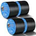 Deck Joist Tape for Decking Flashing Tape Butyl Tape Deck Joist Tape (3-1/8 Inch x 50 Ft, 4 Rolls)
