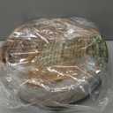 3 PCS Rattan Bread Basket - 3 Size Authentic Handmade Decorative Woven Baskets for Kitchen, Round Rattan Fruit Baskets Bowls for Table, Kitchen Decor