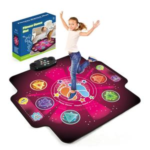 Electronic Dance mat for kids,Upgraded Light-up 6-Button Dancing Pad,Wireless Bluetooth toys,Birthday Christmax Musical Gifts for boys girls,Built-in Music Playmat,Ages 3 4 5 7 8 9 10 11 12+ Year Old