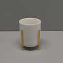 Silverware Holder,Kitchen Utensil Holder,Flatware Organizers With Metal Frame, Mesh Flatware Holder Organizer Perfect for Home, Kitchen, Countertop, Party, Camping, Outdoor and Restaurant (White gold)