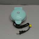 CROWNFUL Mini Waffle Maker, 4" Chaffle Maker with Compact Design, Easy to Clean, Non-Stick Surface, Recipe Guide Included, Perfect for Breakfast, Dessert, Sandwich, or Other Snacks (Mint Green)