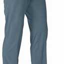 TBMPOY Men's Lightweight Hiking Travel Pants Athletic Outdoor Sports Elastic Waist Water Resistant Sweatpants 2 Pockets, Size M