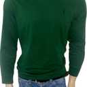 Polo Ralph Lauren Green Men's Navy Pony Crew Neck Long Sleeves T-Shirt S