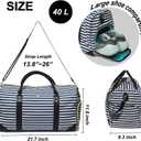 Travel Duffle Bag, Weekender Bag for Women with Shoe Compartment, Carry on Overnight Bag Gym Duffel Bag, Mommy Hospital Bags, 21.7 x 9.3 x 11.8 inches