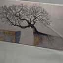 Suconvng Wall Art For Living Room Tree Of Life Landscape Motivational Wall Decor Painting Modern Canvas Art Wall Decor Prints Picture For Bedroom Apartment Office Wall Artwork 24" X 48"