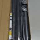Closet Rods for Hanging Clothes, 16 to 88 Inch Stepless Adjustable Closet Rod, Heavy Duty 1.3 Inch Closet Hanging Rod for Closet Wardrobes Laundry, 1 Pack (Matte Black)