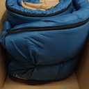 Coleman Brazos 20/30F Adult Cool-Weather Sleeping Bag with No-Snag Zipper & Stuff Sack, Machine Washable, Great for Camping, Traveling, Guests, & More (PFAS-Free)