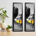 LaVie Home 13x39 Picture Frame Black, Panoramic Picture Frame for Wall Decoration, Classic Black Minimalist Style Suitable for Decorating Houses, Offices, Hotels, 1 Pack