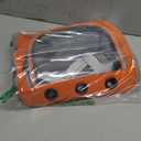 Bissap Guinea Pig Carrier Bag, Portable Small Animal Carrier Pouch for Hamster Chinchilla Rabbit Gerbil Hedgehog Sugar Glider Outgoing Travel Carrying Case -Orange