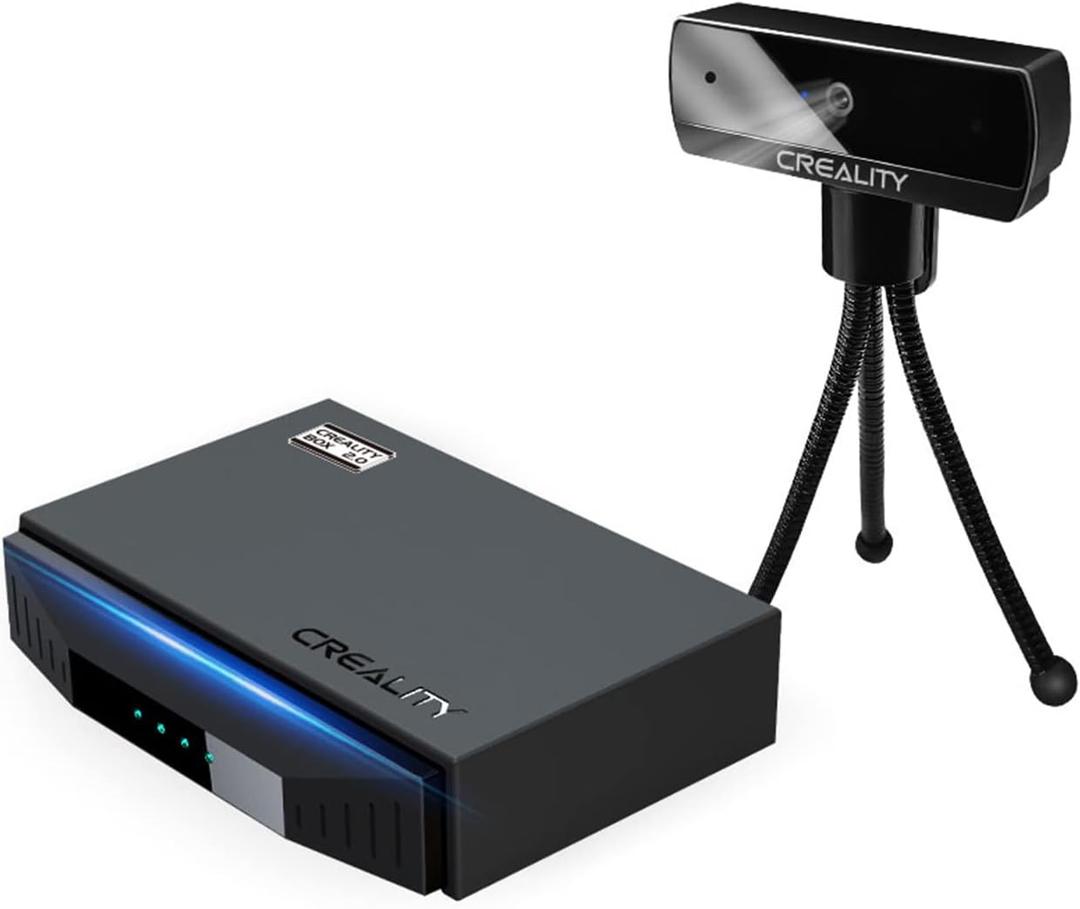Printer Camera Monitor Smart Kit WiFi Box HD 1080P Real-Time Remote Control Time-Lapse Photography for 3D Printing Cloud Slice Cloud Print with APP 8G TF Card Compatible with Most