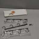 Mkono Under Cabinet Mug Hanger Set of 3 Metal Mug Hooks Coffee Cup Holder with 12 Hooks Simple Coffee Mug Organizer for Cabinet Shelf Modern Mug Storage Display Rack for Kitchen, Black