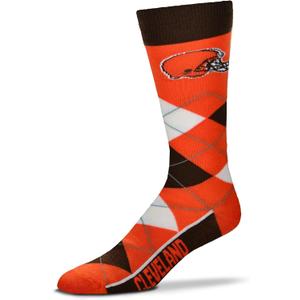 For Bare Feet Unisex Argyle Line Up Team Sock, 1 Pair (One Size)