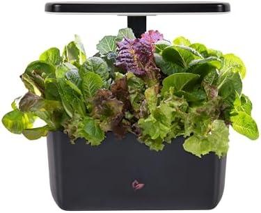 AeroGarden Harvest 2.0, Indoor Garden Hydroponic System with LED Grow Light, Holds up to 6 AeroGarden Pods, Black