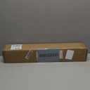 Cordless Bamboo Roman Shades for Windows, 100% Blackout Backing Fabric for Light Blocking, 22" W  64" H - Penang Teak