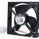 WR60X10340 Refrigerator Freezer Evaporator Fan Motor Fit for GE Refrigerator U11P14MS7A3-57A611 239D1371P001 Replaces AP6891698 PS12727431 EAP12727431 4931166 DC13.6V 0.23A Size: 4.4 x 4.4 Inch