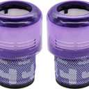 Lemige 2 Pack Vacuum Filters Replacement Parts Compatible with Dyson V11 Origin V11 Torque Drive V11 Animal V11 Complete V11 Extra V15 Detect V15s Detect Submarine Vacuums, Compare to Part 970013-02