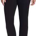 Gloria Vanderbilt Womens Amanda Classic High Rise Tapered Jean Plus Size 26W, Black