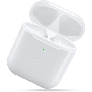Replacement Charging Case for AirPods 1st/ 2nd Generation, Wireless Charger Case for Air Pod 1/2 Gen with Bluetooth Pairing Sync Button, No Earbuds (L-Port)