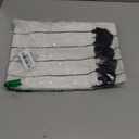 Folkulture Boho Hand Towels with Tassels for Bathroom Hanging and Decorative, Set of 2, 100% Cotton, 16" x 30" Inches (Hamilton Black and White)