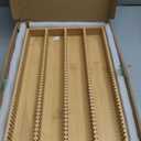 for Nespresso Vertuo Capsules - Premium Bamboo Coffee Pod Drawer Insert Organizer for Counter 15"Dx10"Wx1.5"H (40 Big or 52 Small pods)