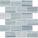 Tilingview 10PCS Peel and Stick Backsplash for Kitchen, Self-Adhesive Vinyl Gel Subway Tile, Wall Tile for Home Decoration (Blue Gray Subway)